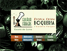 Tablet Screenshot of escuelacocinaboqueria.com